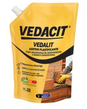 Aditivo Plastificante Vedalit 1L - Vedacit.