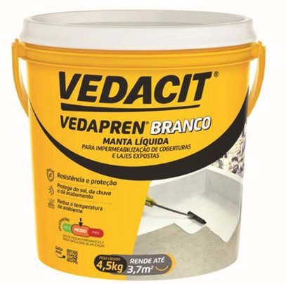 Manta Líquida Vedapren Branco 4,5kg - Vedacit.