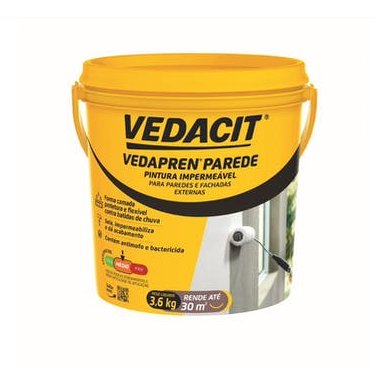 Vedapren Parede Branco 3,6 L - Vedacit.