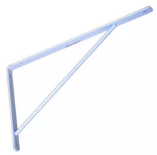 Suporte Mão Francesa Reforçada Branco 40cm - Presto.