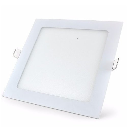 Painel de LED Lux Embutir Quadrado 24W 6500K - Taschibra.