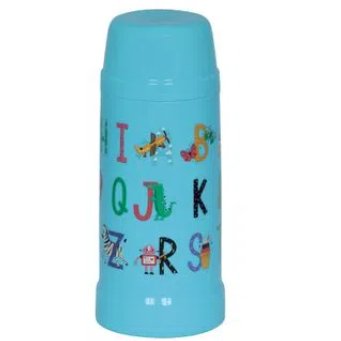 Garrafa Térmica Mini Kids Céu Azul Alfabeto 300ml 25100380 - Mor.