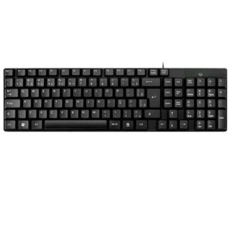 Teclado Com Fio Compacto Preto TC193 - Multilaser.