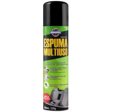 Limpador Espuma Multiuso 400ml - Rodabrill.