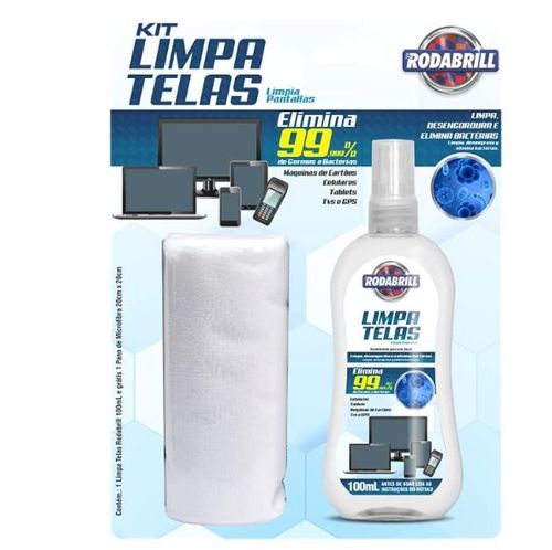 Kit Limpa Telas 100ml - Rodabrill.