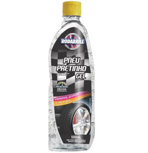 Pneu Pretinho Gel 500ml - Rodabrill.