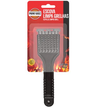 Escova Limpa Grelha - prime Grill.