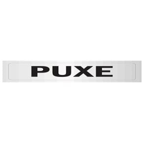 Placa ""Puxe"" Alumínio 5x12cm - Decore.