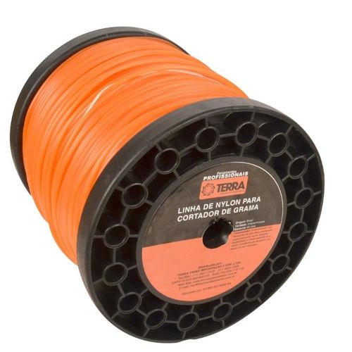 Fio Nylon Redondo P/ Roçadeira 250mx3mm - Terrafirma