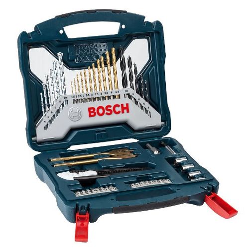 Kit Brocas e Pontas com Maleta X-Line 50 Peças - Bosch.