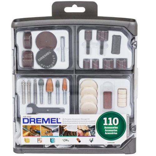 Conjunto de acessórios multiuso com 110 peças - Dremel.