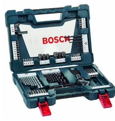 Kit Acessórios V-line Azul Com 83 Peças  Bosch.