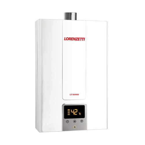 Aquecedor de Água a Gás Natural GN LZ-1600 15 Litros Branco - Lorenzetti