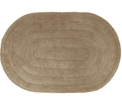 Tapete para Banheiro Allegro Linen Oval 40x60cm - Kapazi.
