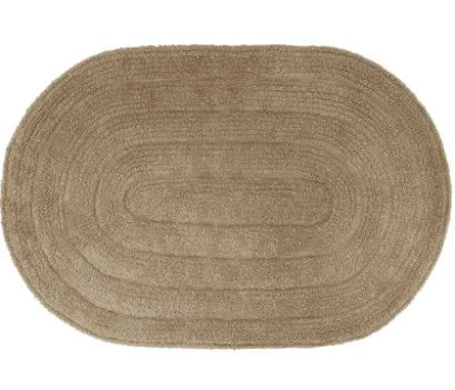 Tapete para Banheiro Allegro Linen Oval 40x60cm - Kapazi.