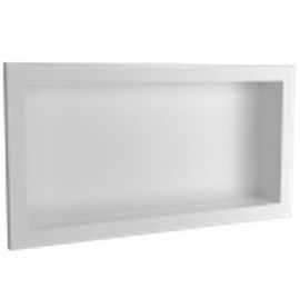 Nicho de Embutir para Banheiro 30x60cm Branco Matte - Arquitech.