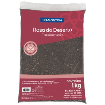 Substrato Rosa do Deserto 1kg - Tramontina