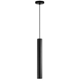 Pendente 505/1 Preto Tubo 40cm MR11 - Dital