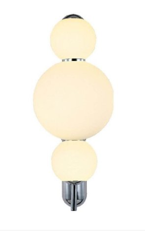 Arandela Em Led 12W Com 3 Bolas Opalina Bubble OR1246 Orluce.