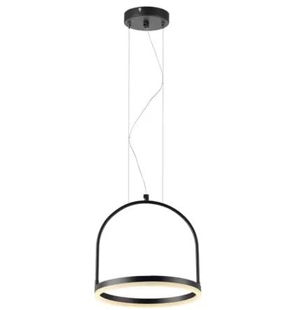 Pendente Cage LED 30cm 12W Preto Fosco Bivolt - Avant.