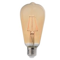 Led Retrô Pêra ST64 Ambar 2200K 4W Bivolt - Avant.