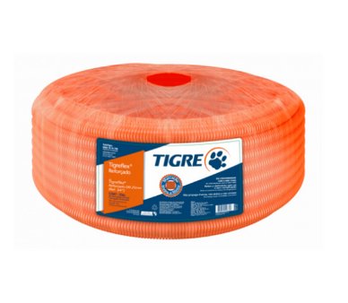 Rolo Eletroduto Reforçado Laranja 32mmx25m - Tigre.