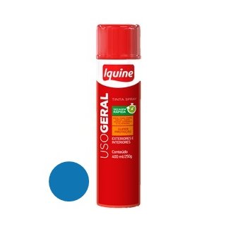 Tinta Spray Uso Geral Azul Claro 400ml - Iquine.