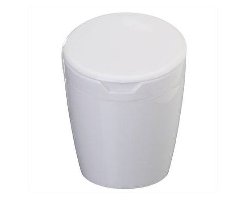 Cesto Multiuso com Tampa Basculante 2,7 L Branco/Branco  - CT6*BR-BR - Astra.