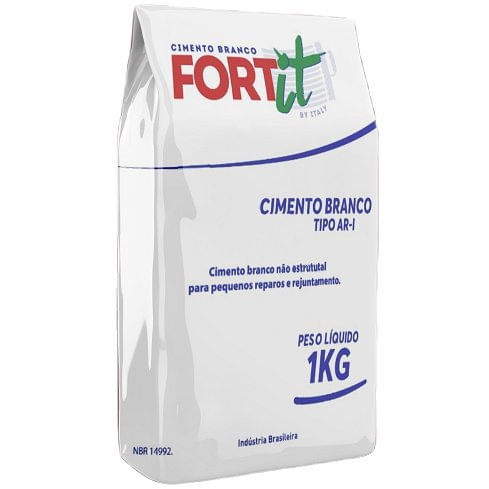 Cimento Branco 1kg - Fortit