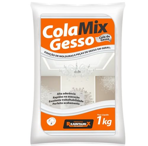 Colamix Gessoola 1Kg - Rejuntamix.