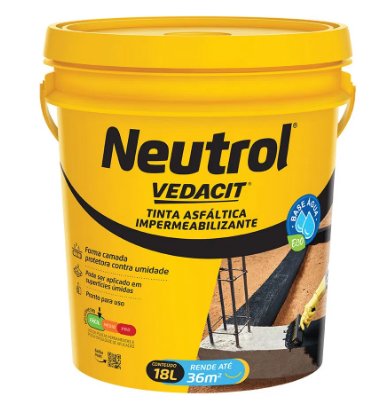 Neutrol Acqua Tinta Impermeabilizante 18L - Vedacit.