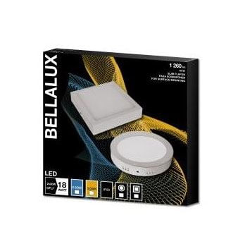 Plafon Led de Sobrepor Bellalux 18w 6500k Quadrado - OSRAM.