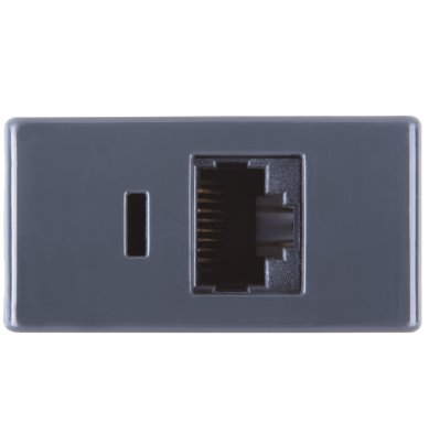 Tomada para Transmissão de Dados RJ45 cat. 6 Tramontina Grafite- Tramontina