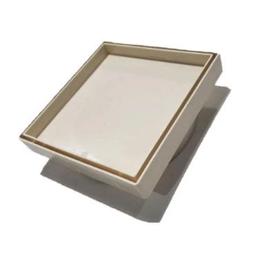 Grelha Com Cesta 15x15cm Bege - Reis Inox.