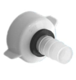 Bico União para Torneiras com Rosca 3/4"" Branco - Fame.