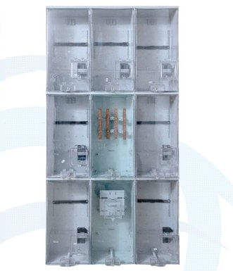 Encontraproduto.com.br - Caixa P/ 6 Medidores Agrupados Energisa - Inplast.