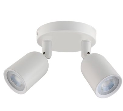 Spot Led Directe Mr16 Base Circular 2X4W 6500K Branco - Taschibra.