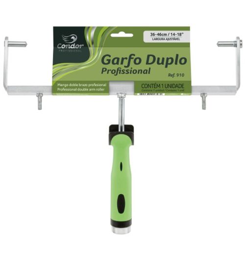 Garfo Duplo Profissional Suporte para rolo 36 a 46cm 910 - Condor.