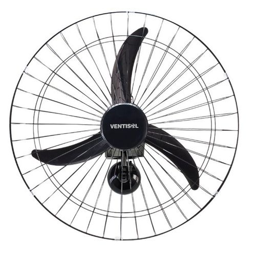 Ventilador de Parede Ventisol Premium 82 Preto Bivolt - 60cm 3 Velocidades.