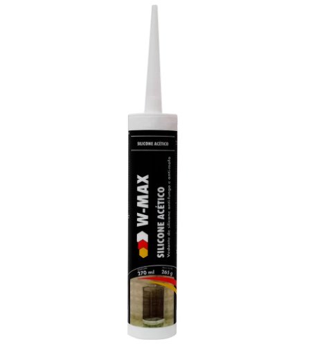 Silicone Acético Incolor 265g W-Max - Wurth.