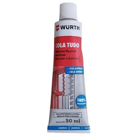 Cola Tudo Incolor 50ml - Wurth.