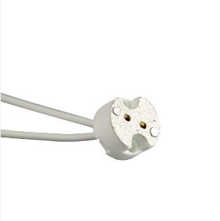 Bocal com Isolante Térmico 6A/250V Branco MT1533 - Decorlux.