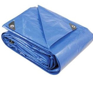 Lona Reforçada De Polietileno Azul 5 m x 4 m, -Vonder