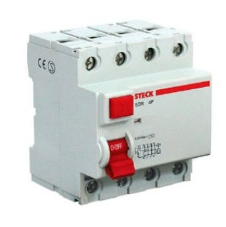 Interruptor Diferencial IDR 4P 25A 30mA SDR42530 - Steck.