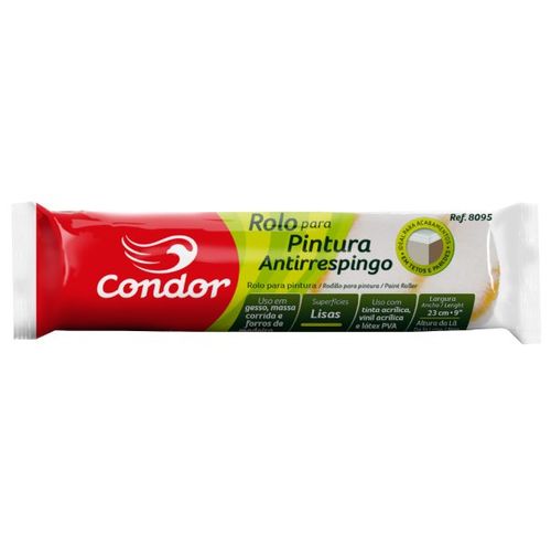 Rolo Antirrespingo sem Suporte 23cm 8095 - Condor.