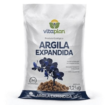 Argila expandida 1,2Kg - Vitaplan.