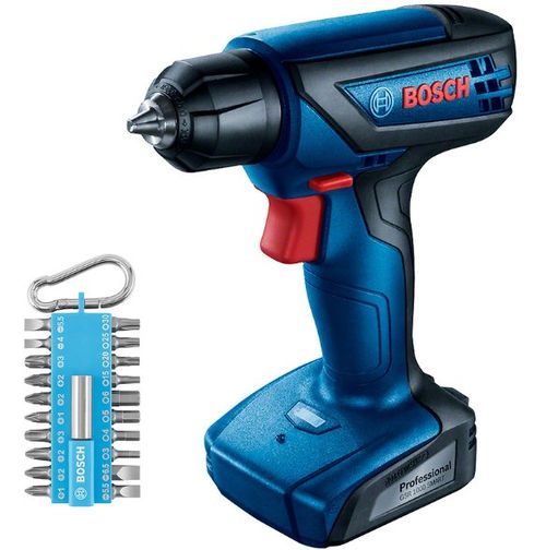 Parafusadeira/Furadeira GSR 1000 Smart com 21 Bits - Bosch.