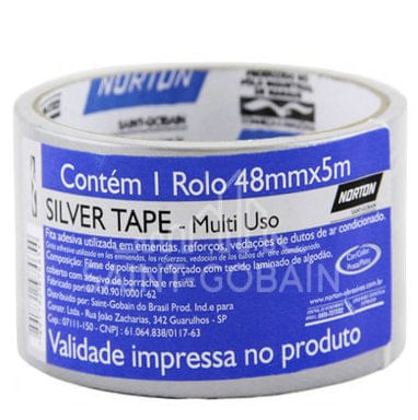 Fita Siver Tape Prata 48mmx5m - Norton.