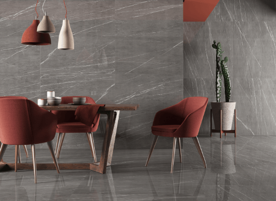 Porcelanato Pulpis Gray 59x118,2cm Polido Retificado - Eliane.