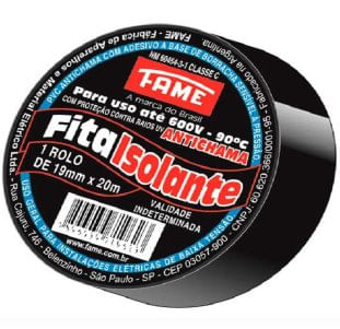 Fita Isolante Uso Geral 19mmx0,13mmx20m - Fame.